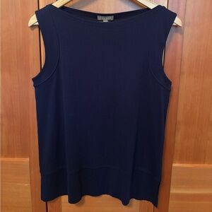 Blue Sleeveless Top